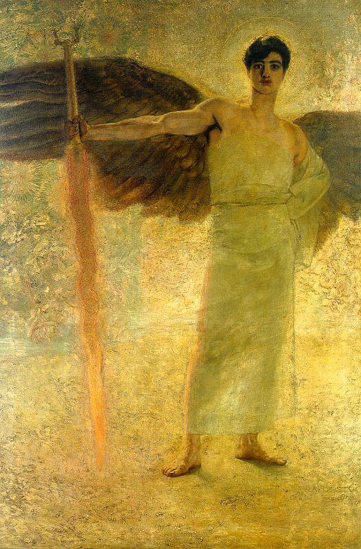 Franz von Stuck The Guardian of Paradise